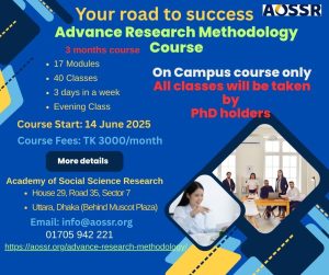 Course on Advance REsearch Methodology